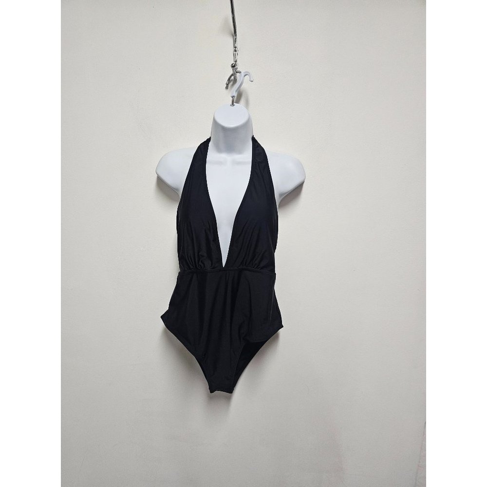 Women's CUPSHE Backless One-Piece Halter Swimsuit Size Large